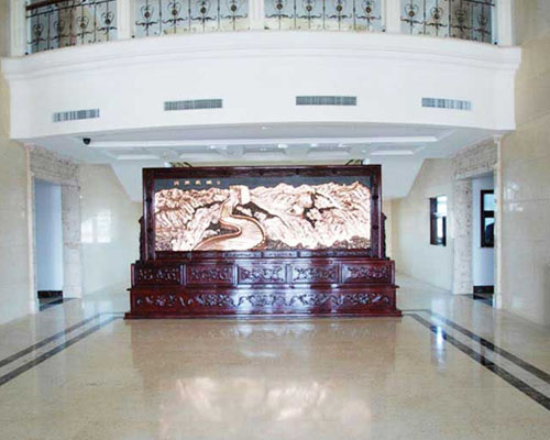 天津某办公大楼订做的4.2×2.5米柜式屏风